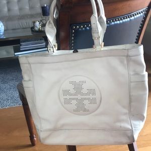 Tory Burch white tote